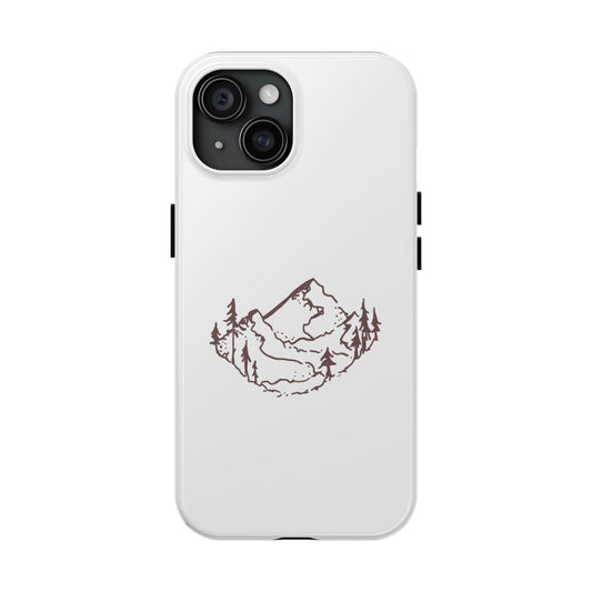 Mountain Tough Phone Case, Adventure Phone Cover, Outdoor Gift, Hiking Phone Case, Nature Lover Protection